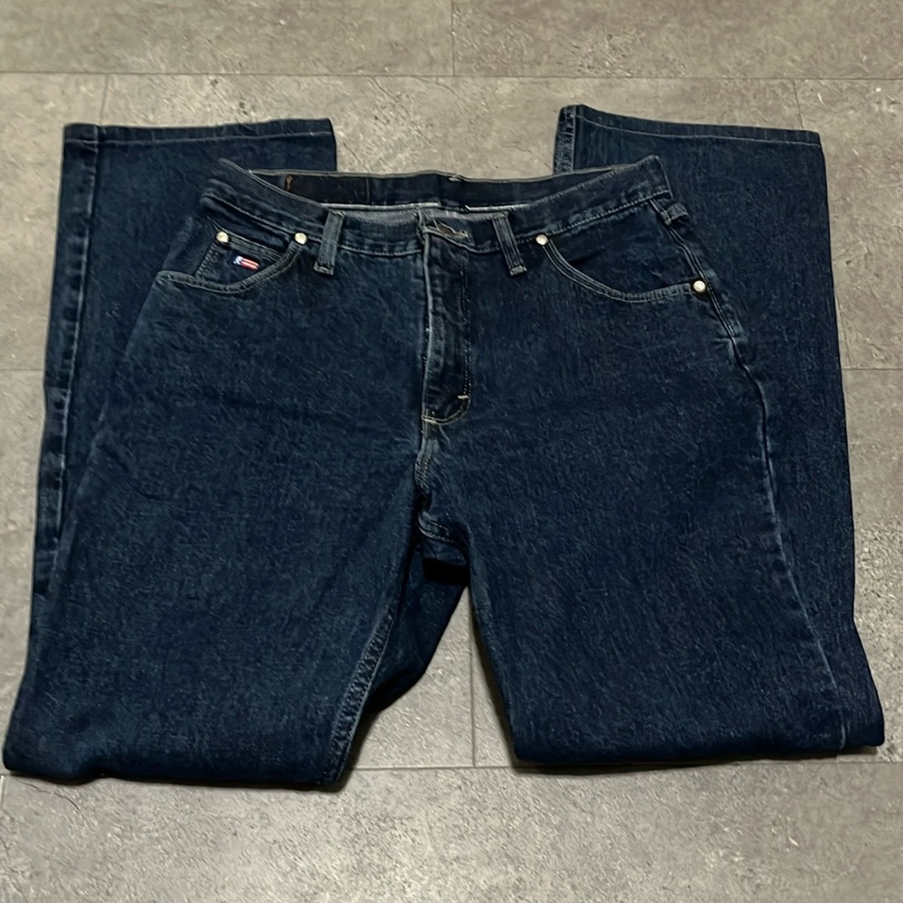 Wrangler 20X Jeans, Size 12/32, 100% Cotton, Straight Leg